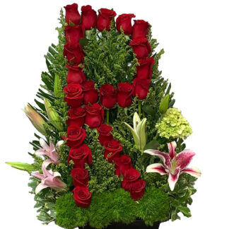 Letter R In Roses